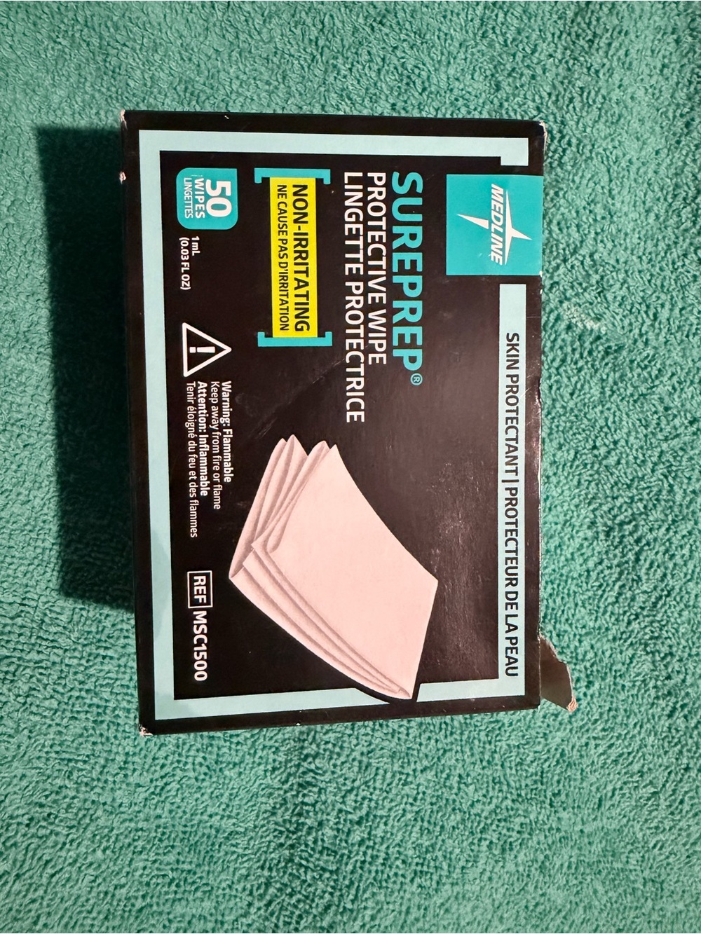 Medline SurePrep Protective Wipes